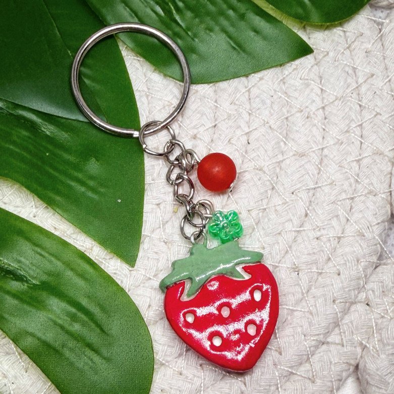Porte-clés Fraise